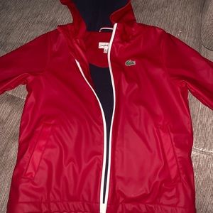 Kids Lacoste unisex rain jacket